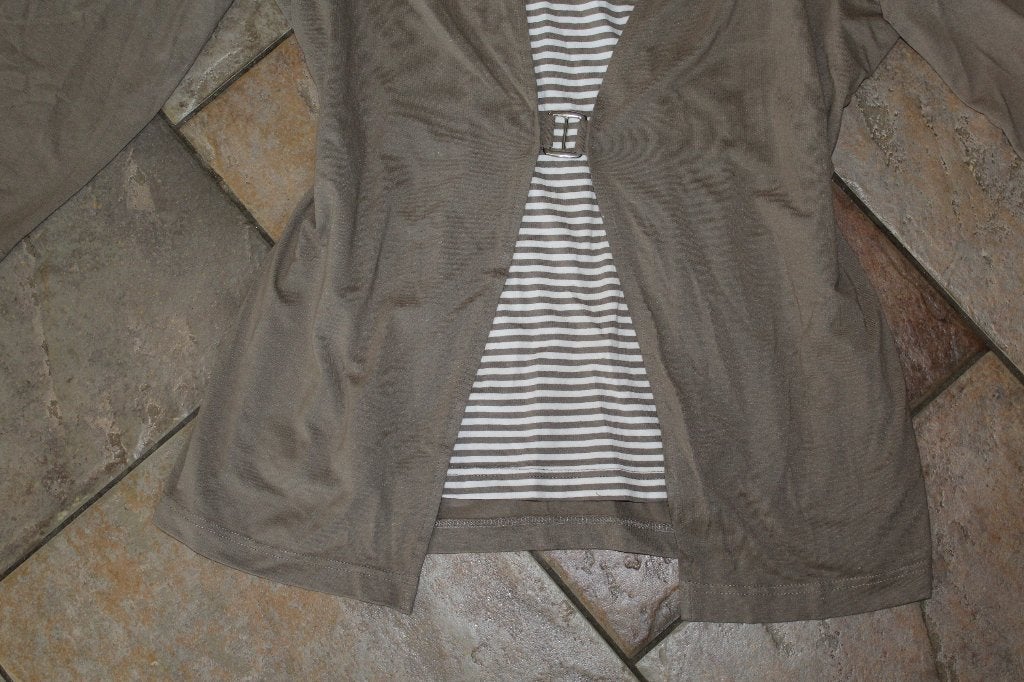 Gerry Weber prachtig tuniek met vast vest mt 44, Meerkleurig, ., Maat 42/44 (L), Ophalen of Verzenden