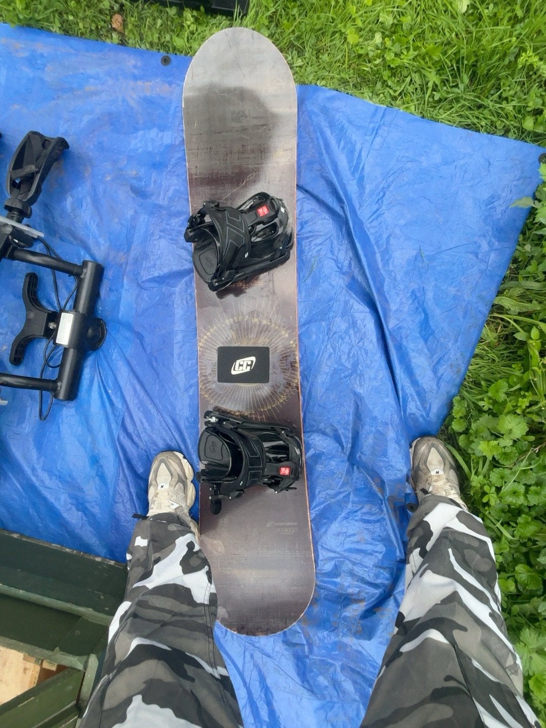 Snowboard Crazy Creek met instapbindingen, Ophalen of Verzenden, Gebruikt, Board