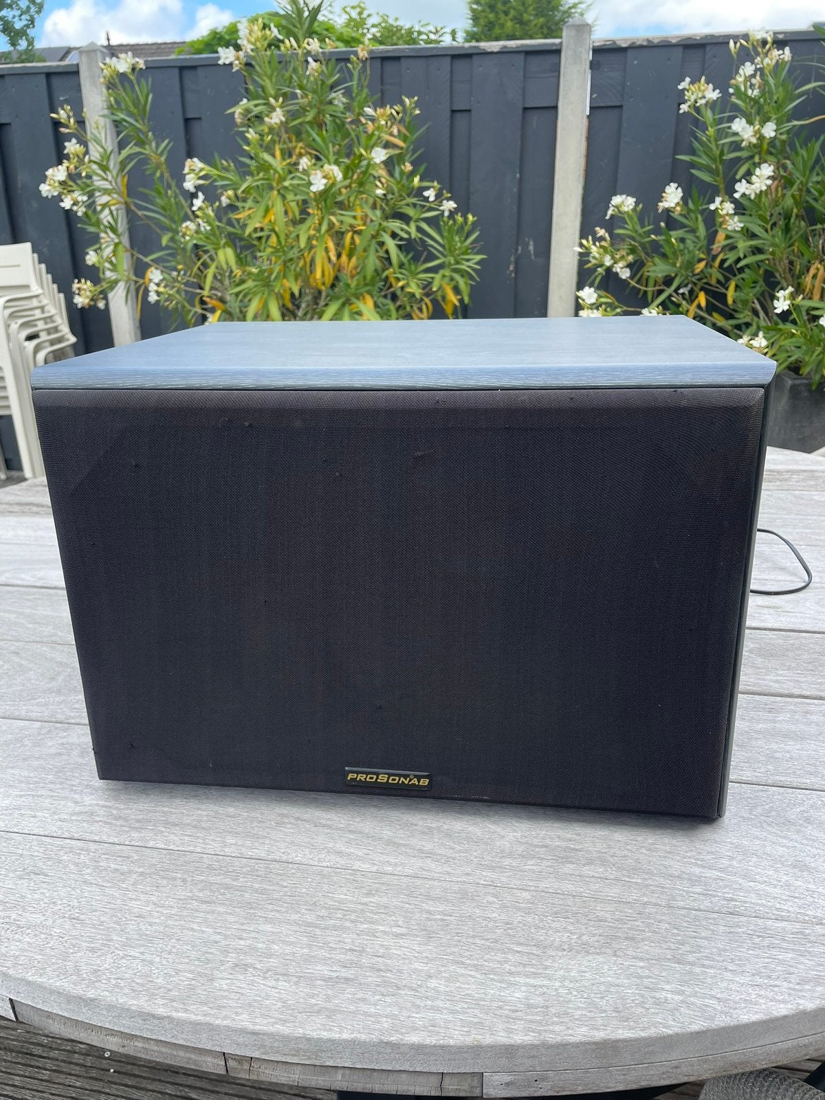 Set van 3 luidsprekerboxen +subwoofer Sonab, Audio, Tv en Foto, Gebruikt, 60 tot 120 watt, Surroundset, Geschikt voor surround/home cinema