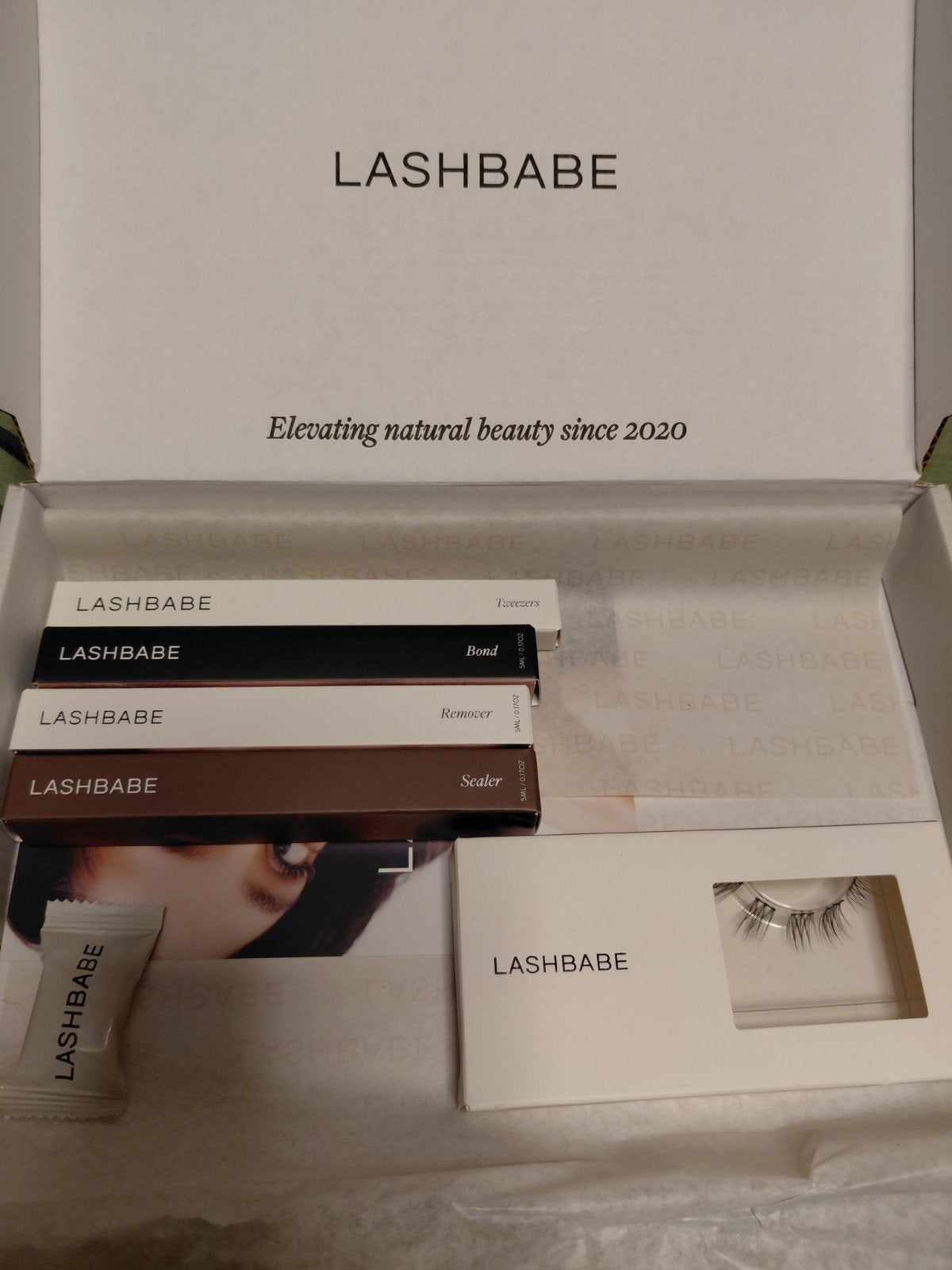 Lashbabe Fast Lashes Natural Babe wimperset, Ophalen of Verzenden, Nieuw