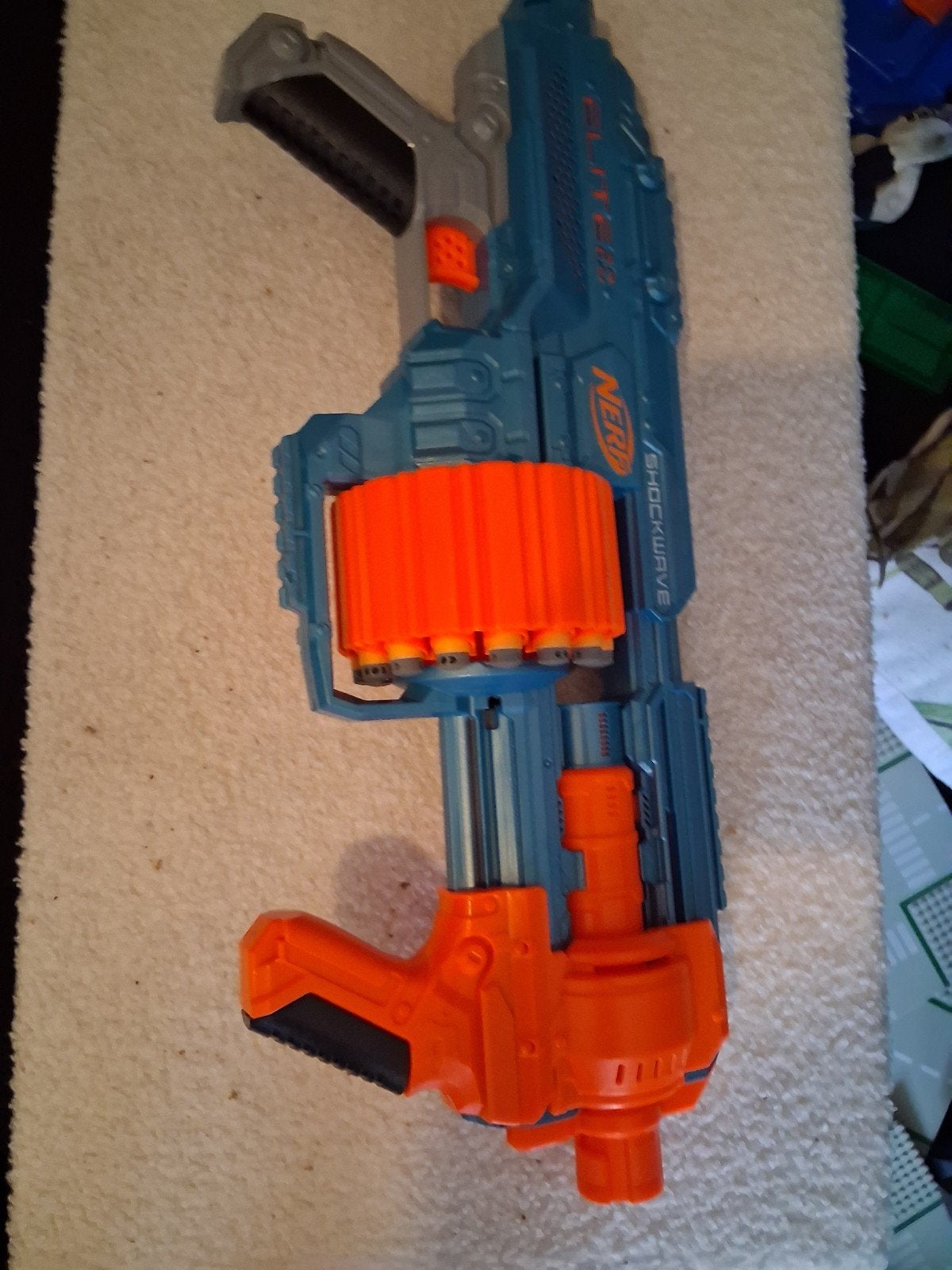 Nerf Elite Shockwave met 15 pijltjes - Zo goed als nieuw, Ophalen