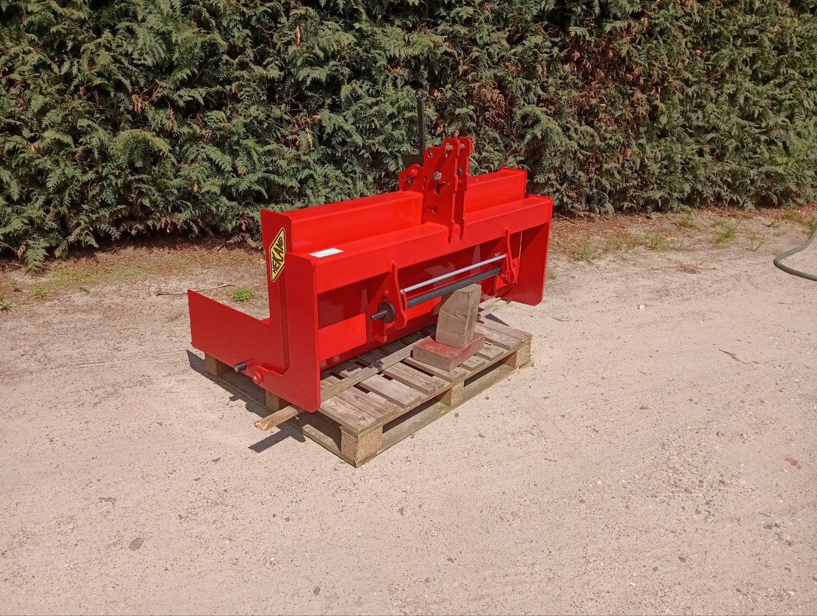 Palletdrager, palletheffer, Hekamp grondbak, Ophalen
