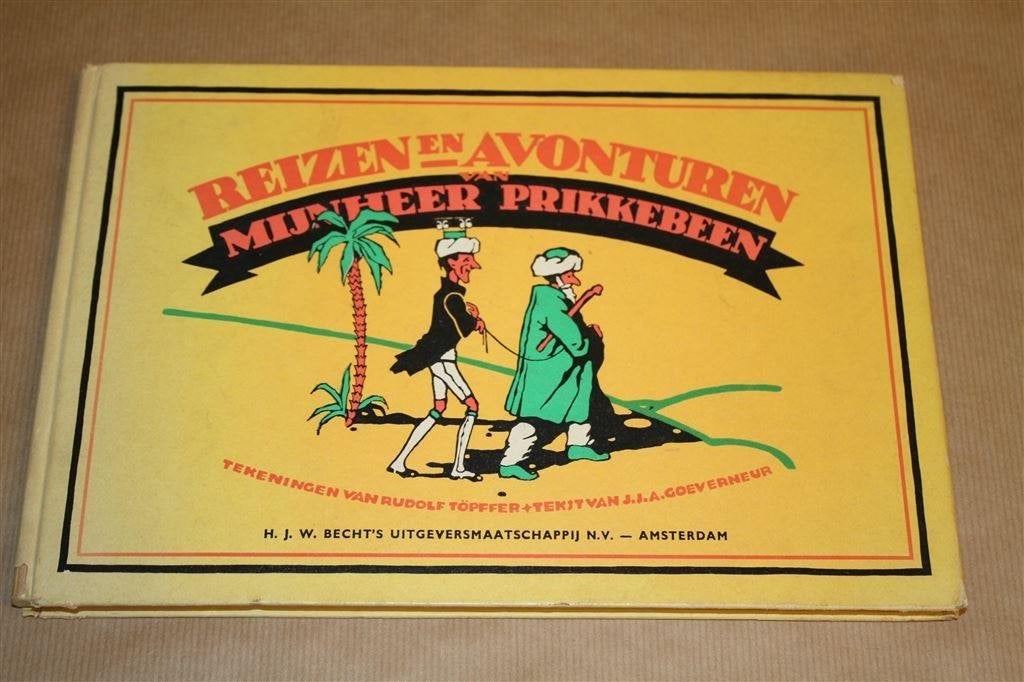 Reizen en avonturen van mijnheer Prikkebeen., Eén stripboek, Ophalen of Verzenden, Gelezen