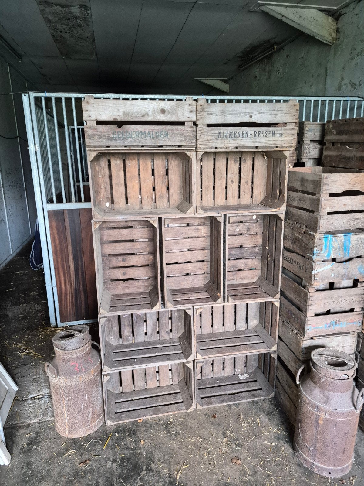 Fruitkistjes, veilingkistjes jaren '60 '70, Huis en Inrichting, Woonaccessoires | Kisten, Minder dan 50 cm, Gebruikt, 50 tot 100 cm