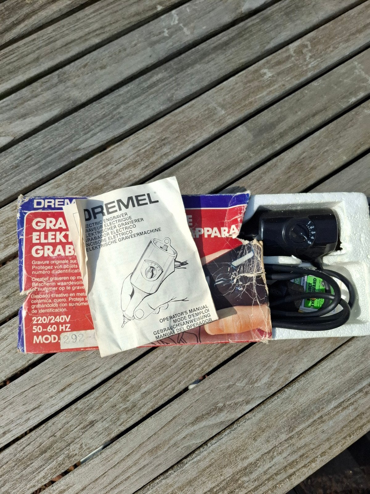 Dremel 220v Graveertool - Elektrisch Graveerapparaat, Ophalen of Verzenden, Gebruikt