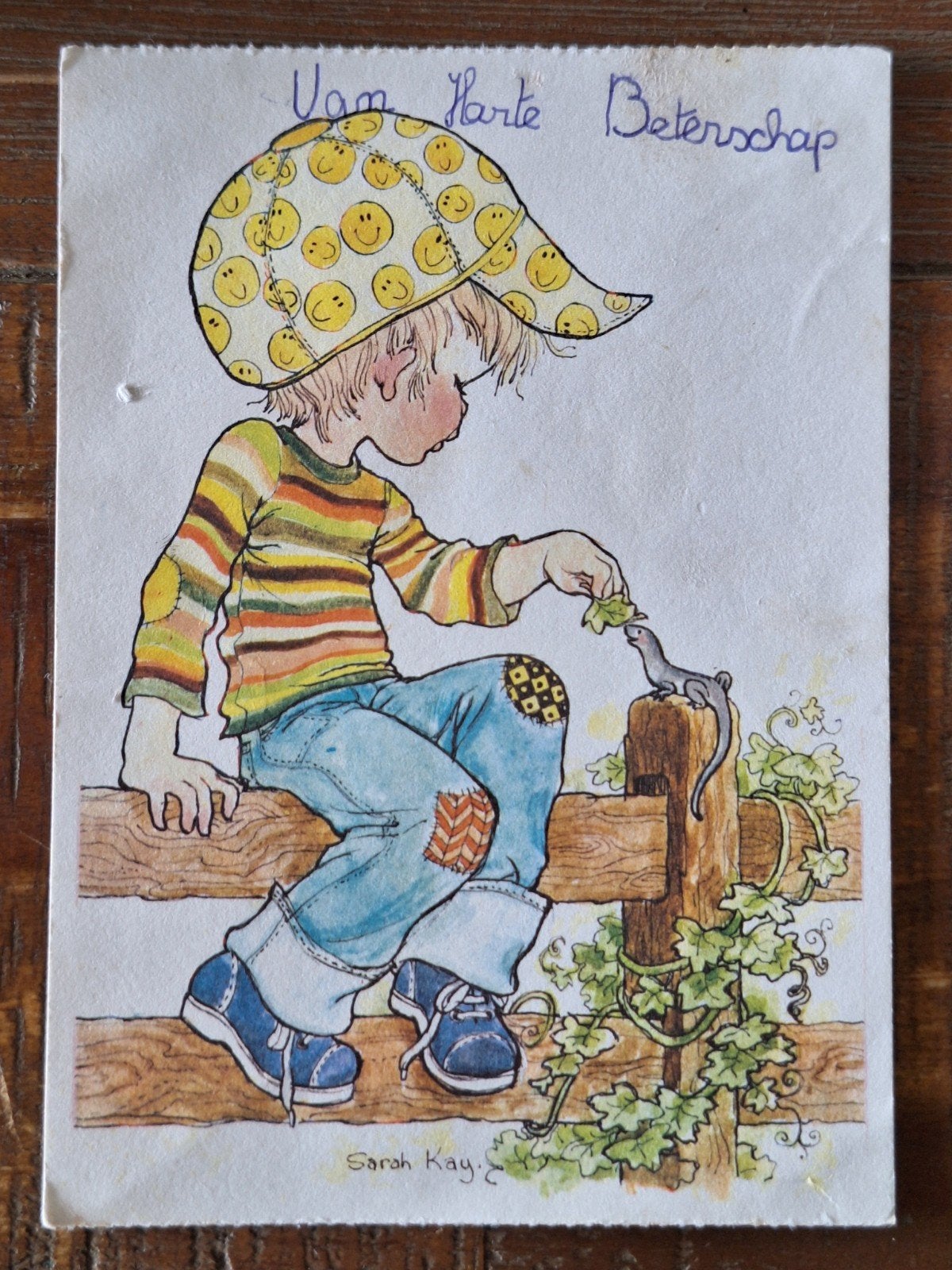 Vintage Ansichtkaart - Sarah Kay, Ophalen of Verzenden, Gelopen, Kinderen