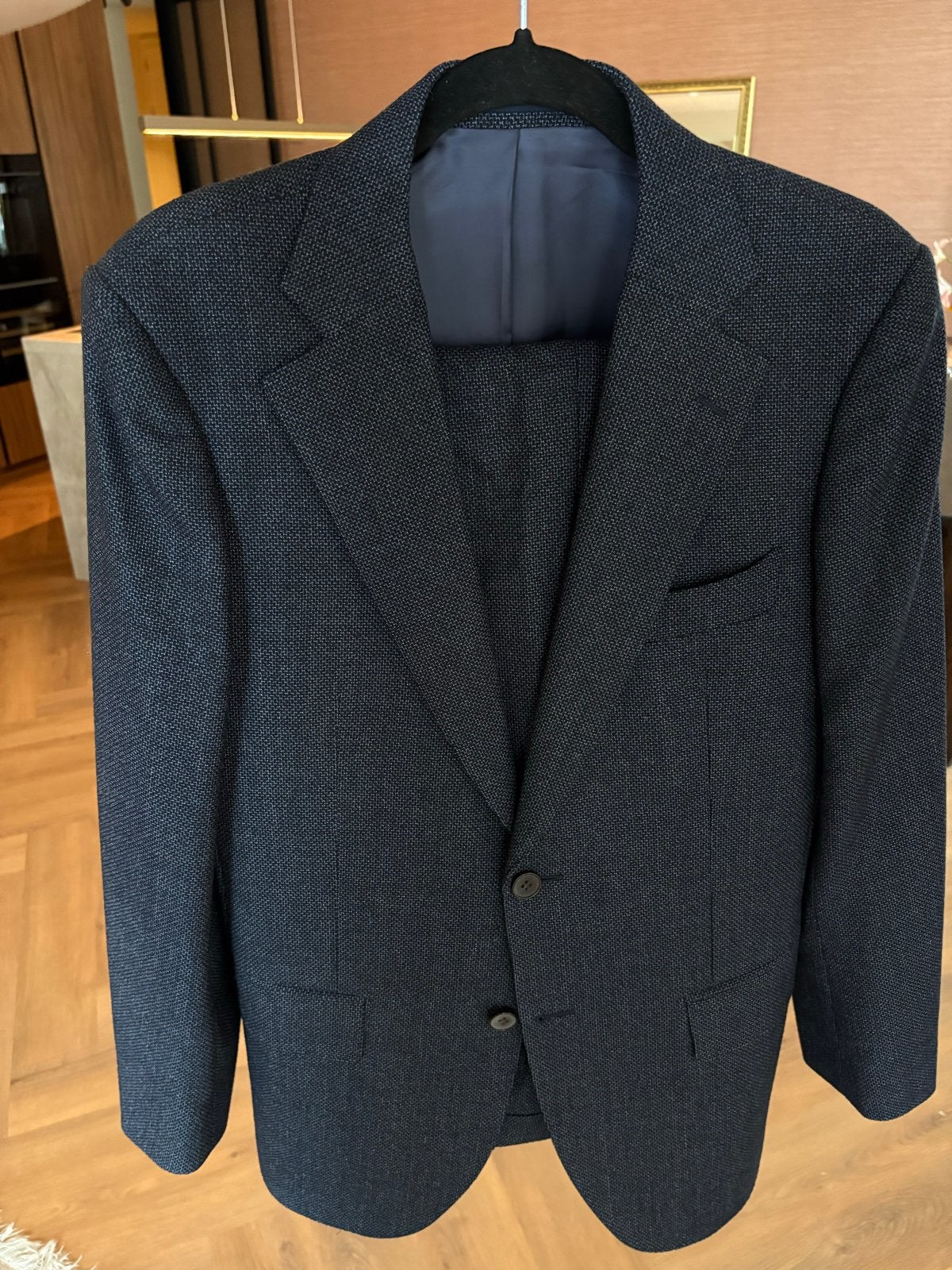 Suitsupply lazio model - Maat 48 - Donkerblauw, Ophalen of Verzenden, Zo goed als nieuw, Maat 48/50 (M), Blauw