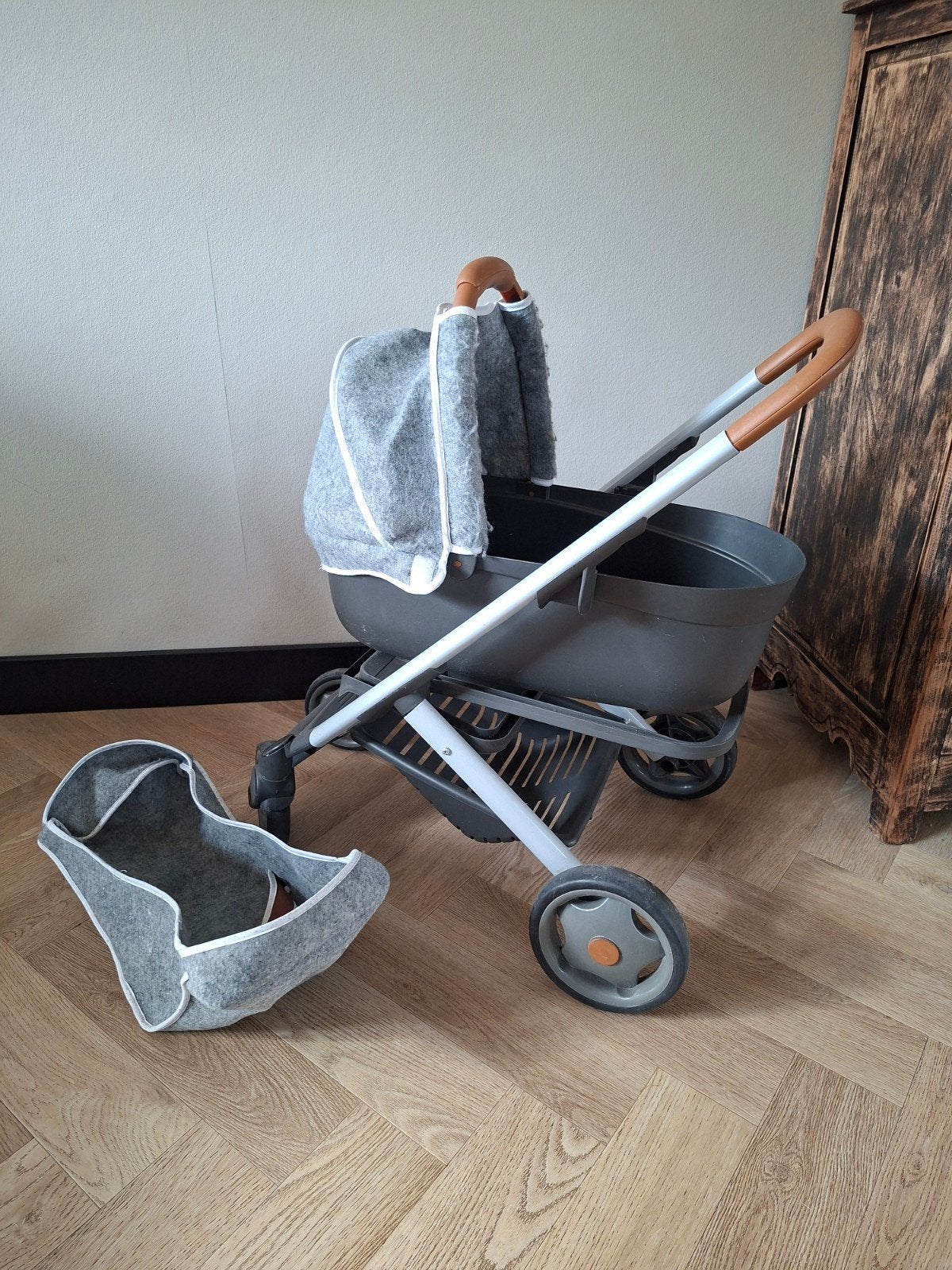 smoby speelgoed kinderwagen, Ophalen of Verzenden, Gebruikt, Overige merken