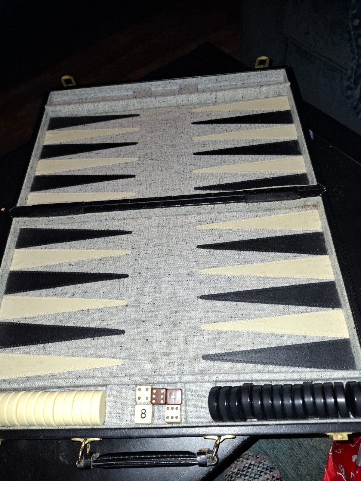 Backgammon, Hobby en Vrije tijd, Gezelschapsspellen | Bordspellen, Een of twee spelers, Ophalen of Verzenden, Zo goed als nieuw