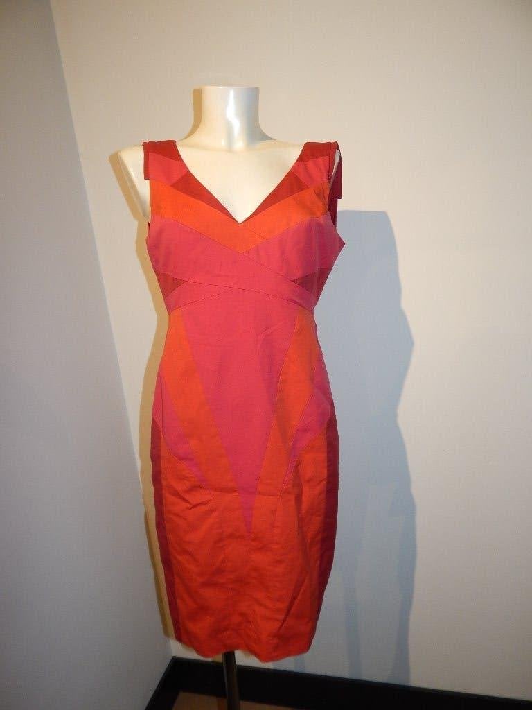 Karen Millen cocktail jurk mooi model pasvorm 2 tinten 38