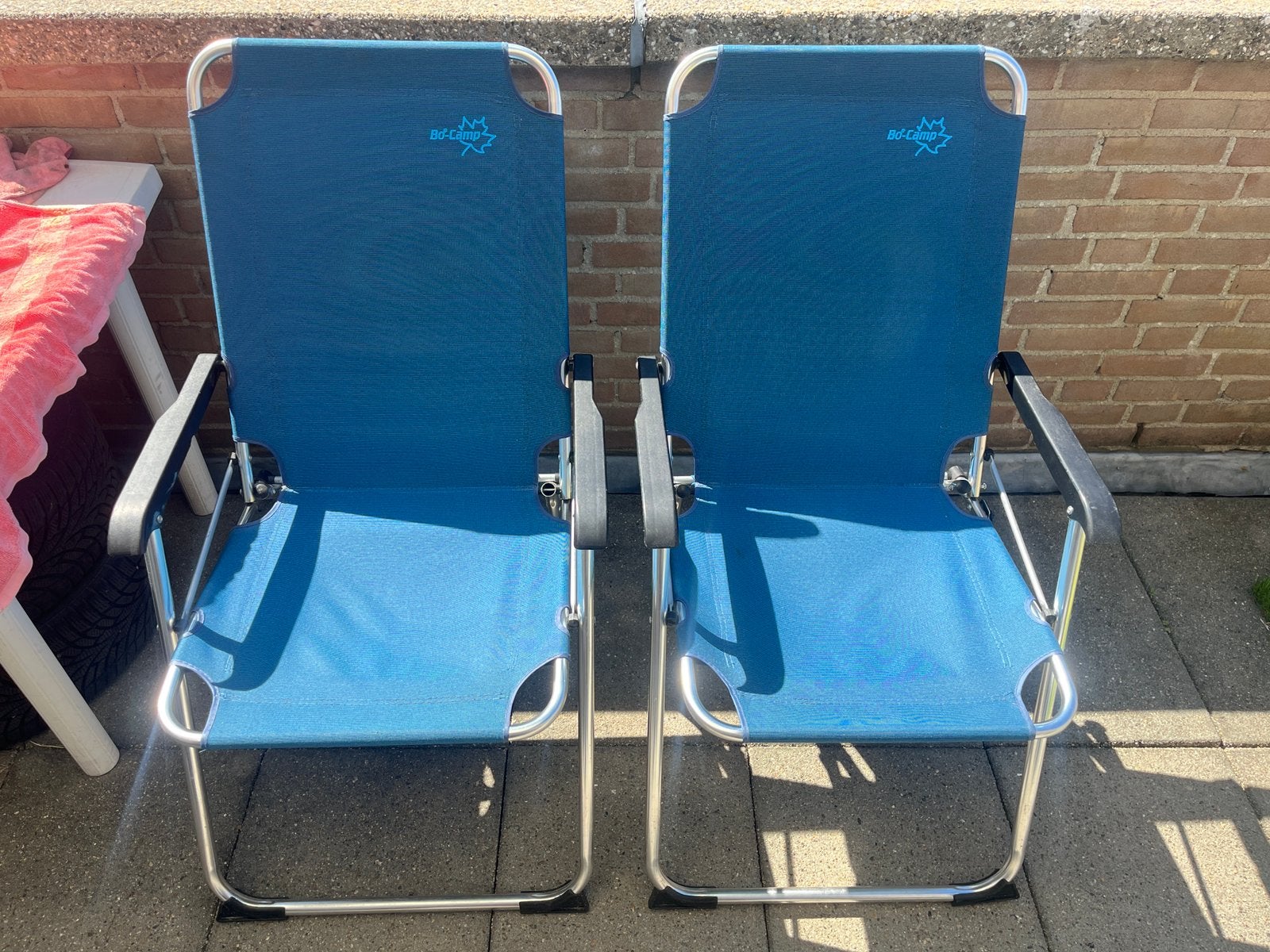 Bocamp campingstoelen, Caravans en Kamperen, Ophalen, Zo goed als nieuw, Campingstoel