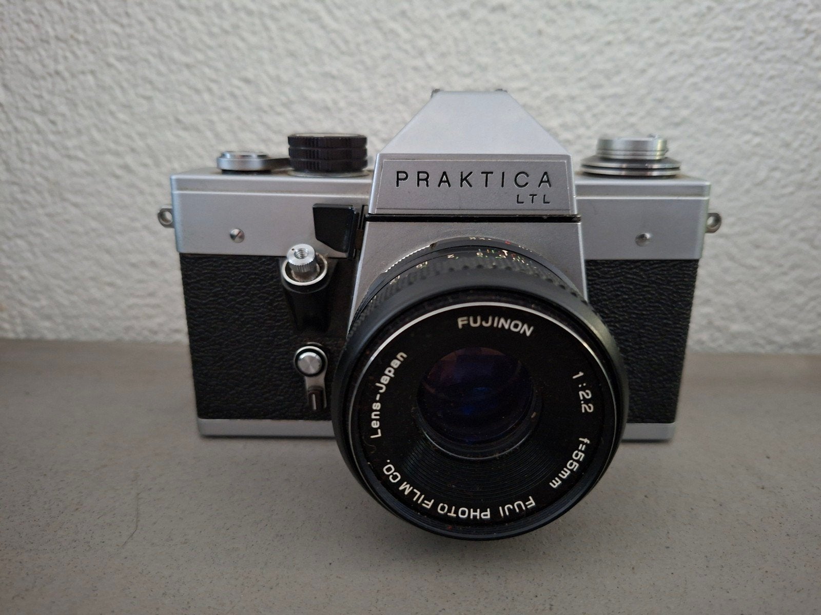Praktica LTL met Fujinon lens, Ophalen of Verzenden, Gebruikt, Spiegelreflex, Overige Merken