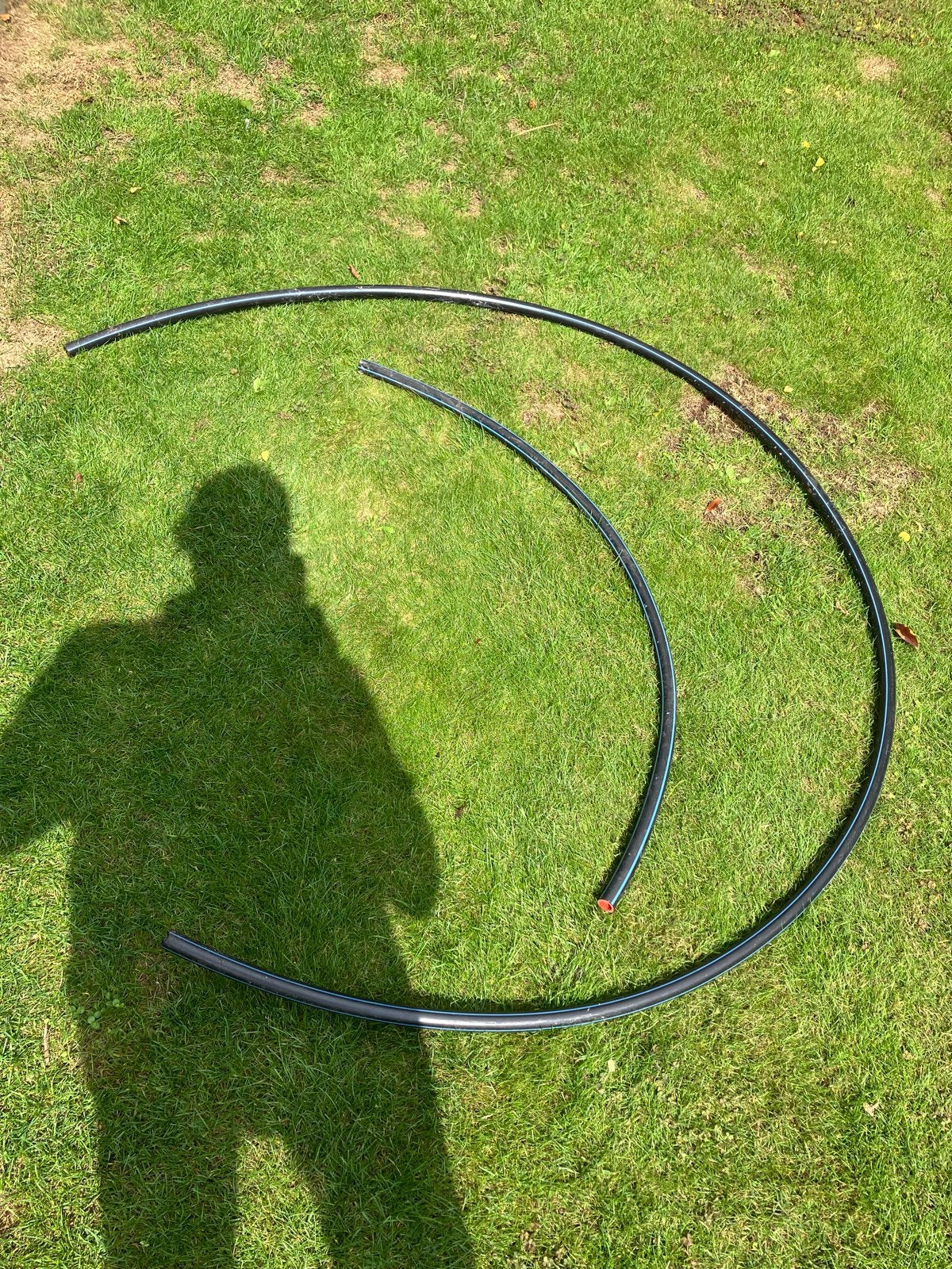 Tyleenslang 25mm (2 stuks: 3m + 1m), Ophalen, Overige materialen, Gebruikt, Overige typen