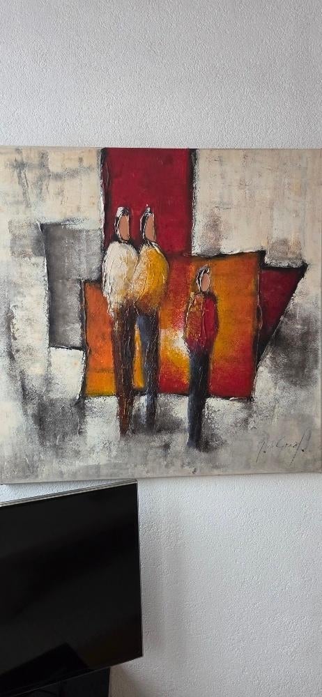 schilderij van J. de Graaf, Antiek en Kunst, Ophalen
