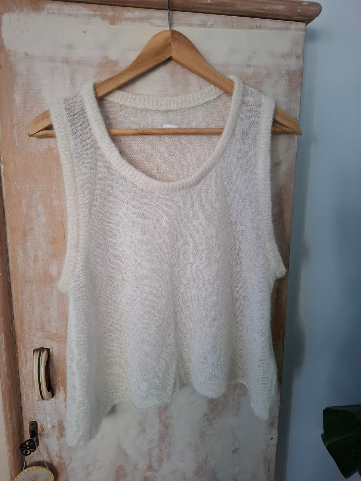off-white spencer/top van 10 days merinowol, Maat 38/40 (M), Wit, 10days, Ophalen of Verzenden