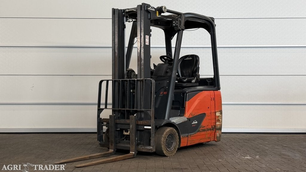 Elektrische heftruck Linde E16H-02, Triplex, Sideshift, Linde, -, Niet opgegeven, Heftruck