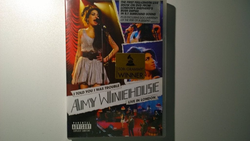 Amy Winehouse - I Told You I Was Trouble (DVD), Alle leeftijden, Ophalen of Verzenden, Zo goed als nieuw