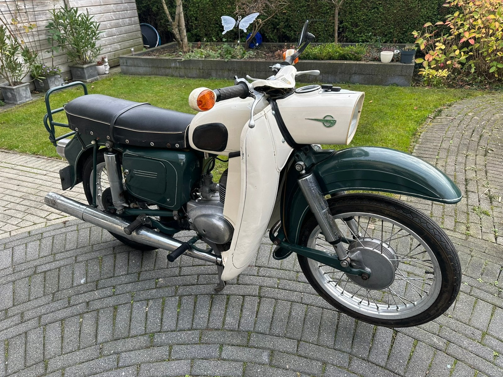 MZ es150 1966, 250 cc, 11 kW of minder, Automaat, 1 cilinder