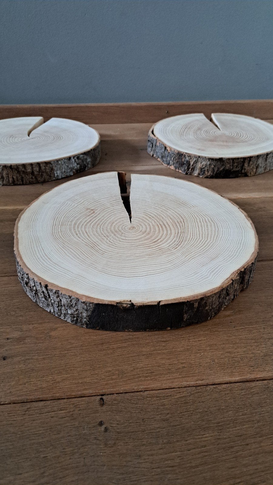 🌞 DECORATIEVE BOOMSCHIJVEN HOUTSCHIJF STAPTEGELS, Ophalen of Verzenden, Nieuw, 250 cm of meer, Palen