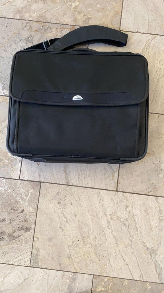Zwarte Laptoptas / Aktetas, Ophalen of Verzenden, 17 inch of meer, Zo goed als nieuw, Aktetas