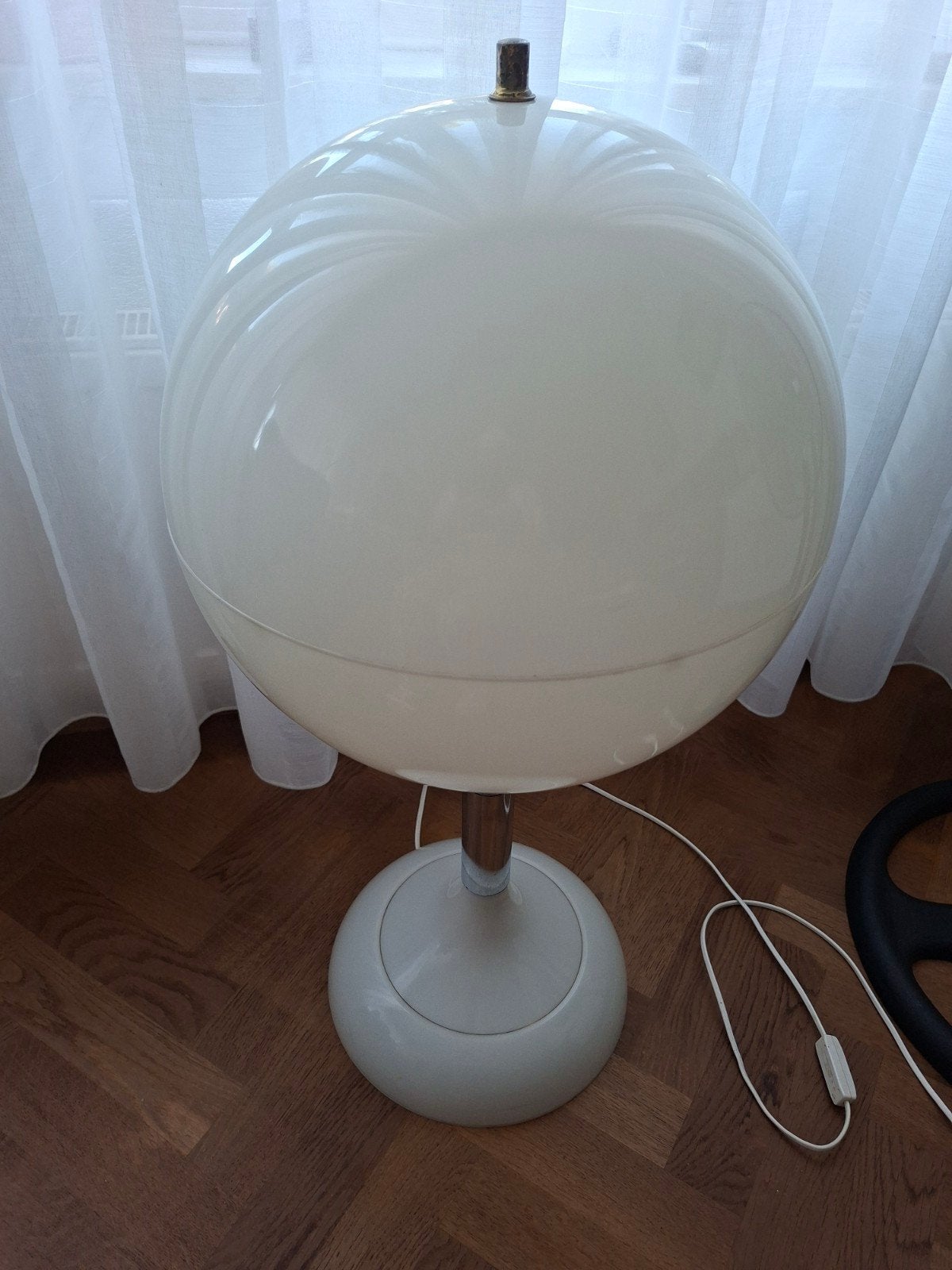 Spage Age Vloer bollamp jaren 70, Ophalen