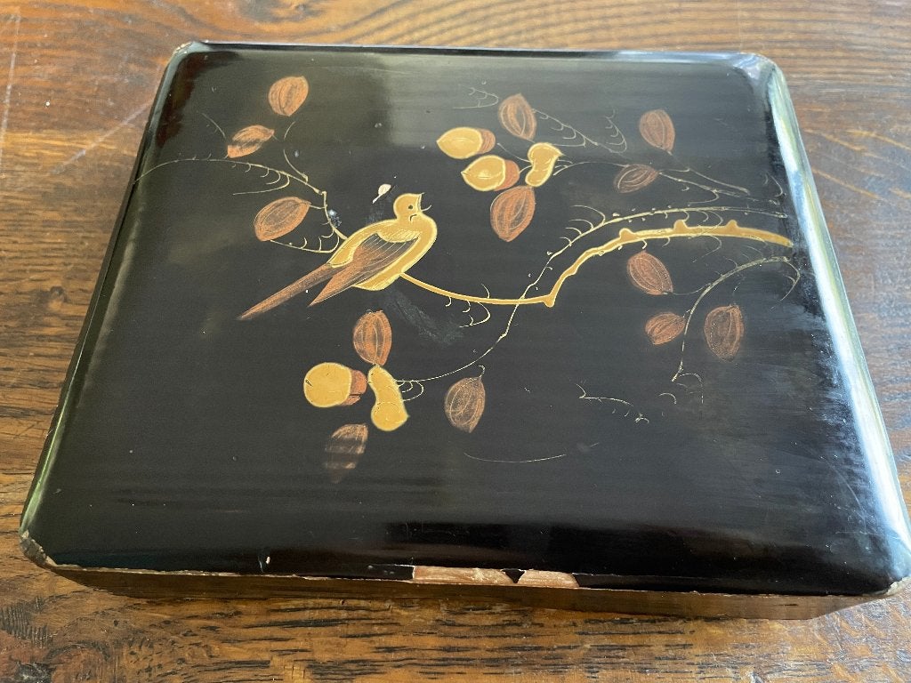 Antieke Chinese lakdoos NU €7.50, Antiek en Kunst, Ophalen