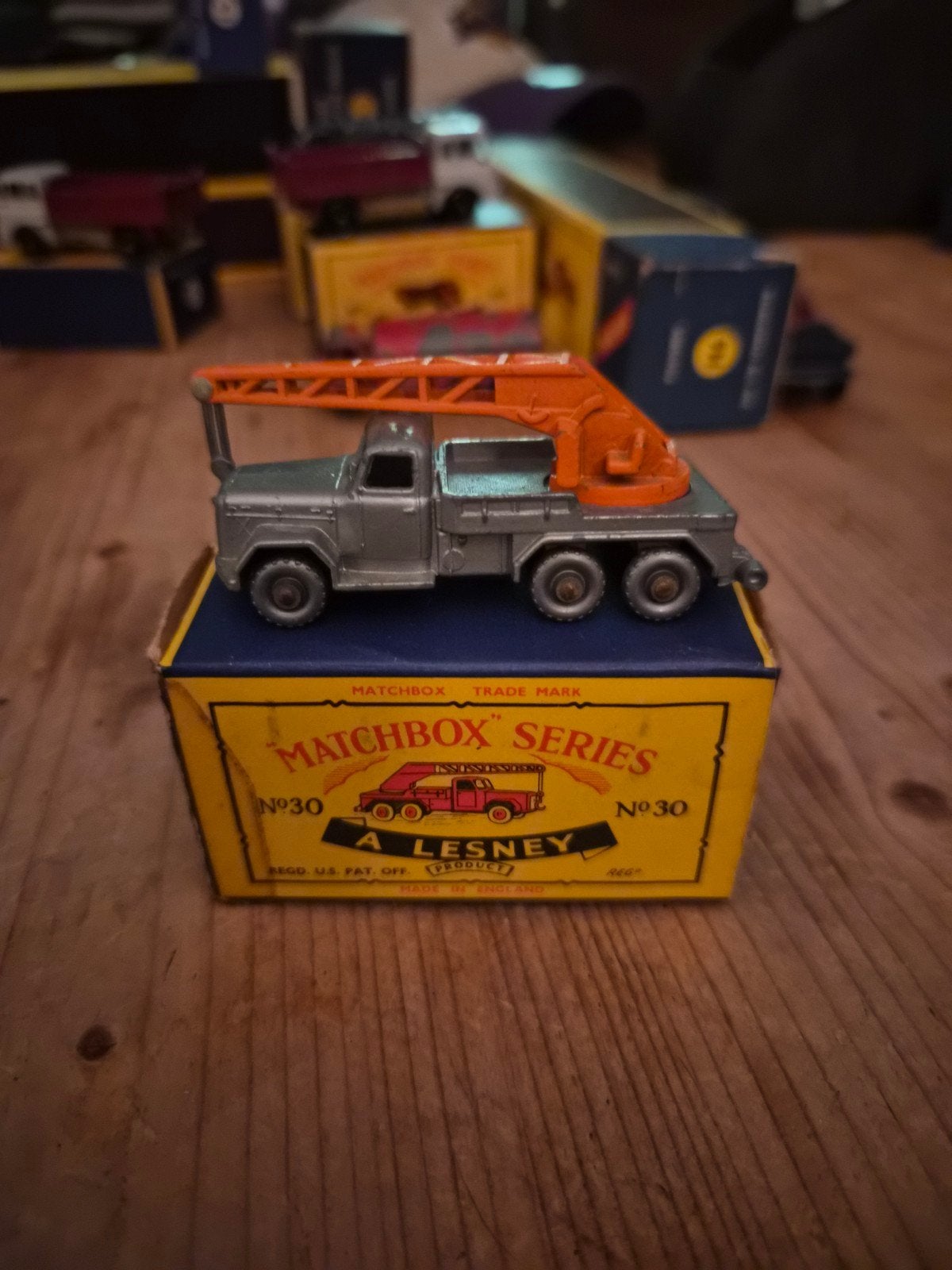 Matchbox series nr30 German crane, Ophalen of Verzenden, Zo goed als nieuw, Auto