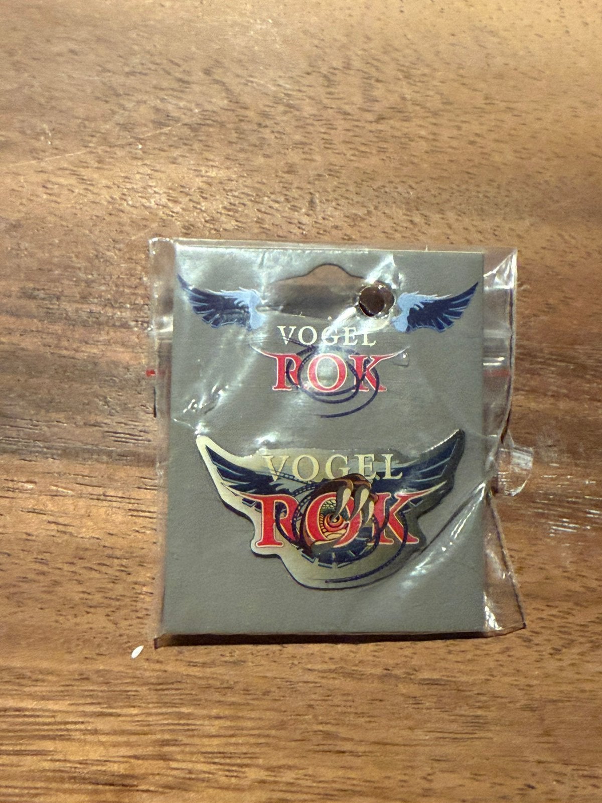Efteling pin Vogelrok op kaartje, Verzamelen, Efteling, Ophalen of Verzenden, Zo goed als nieuw, Button of Speldje