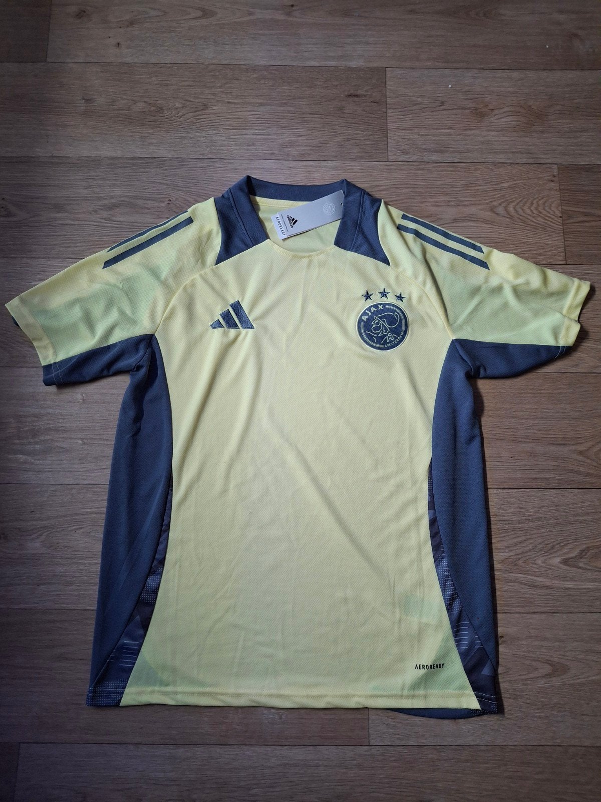 Ajax uitshirt  - Geel/Grijs - Maat L, Maat 52/54 (L), Geel, Nieuw, Ophalen of Verzenden