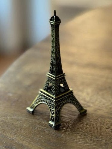 Miniatuur Eiffeltoren - Decoratief beeldje, Ophalen of Verzenden, Zo goed als nieuw, Overige typen