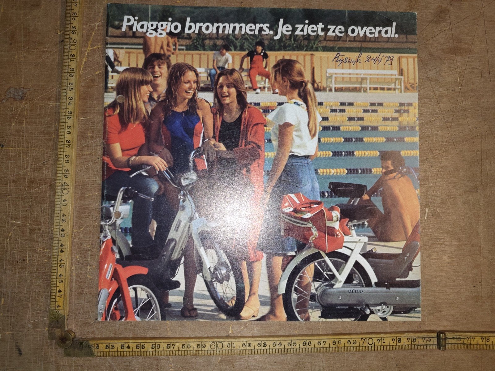 Piaggio Brommer Brochure 1979, Ophalen of Verzenden, Gebruikt