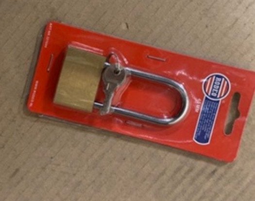 10x Nieuw Rodeo Hangslot met lange beugel - 40mm, Tuin en Terras, Onbekend, Nieuw, Ophalen of Verzenden, Onbekend
