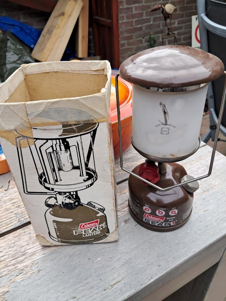 Benzinelamp Coleman/Camping/Lamp/Peak 1/Benzinebrander, Ophalen