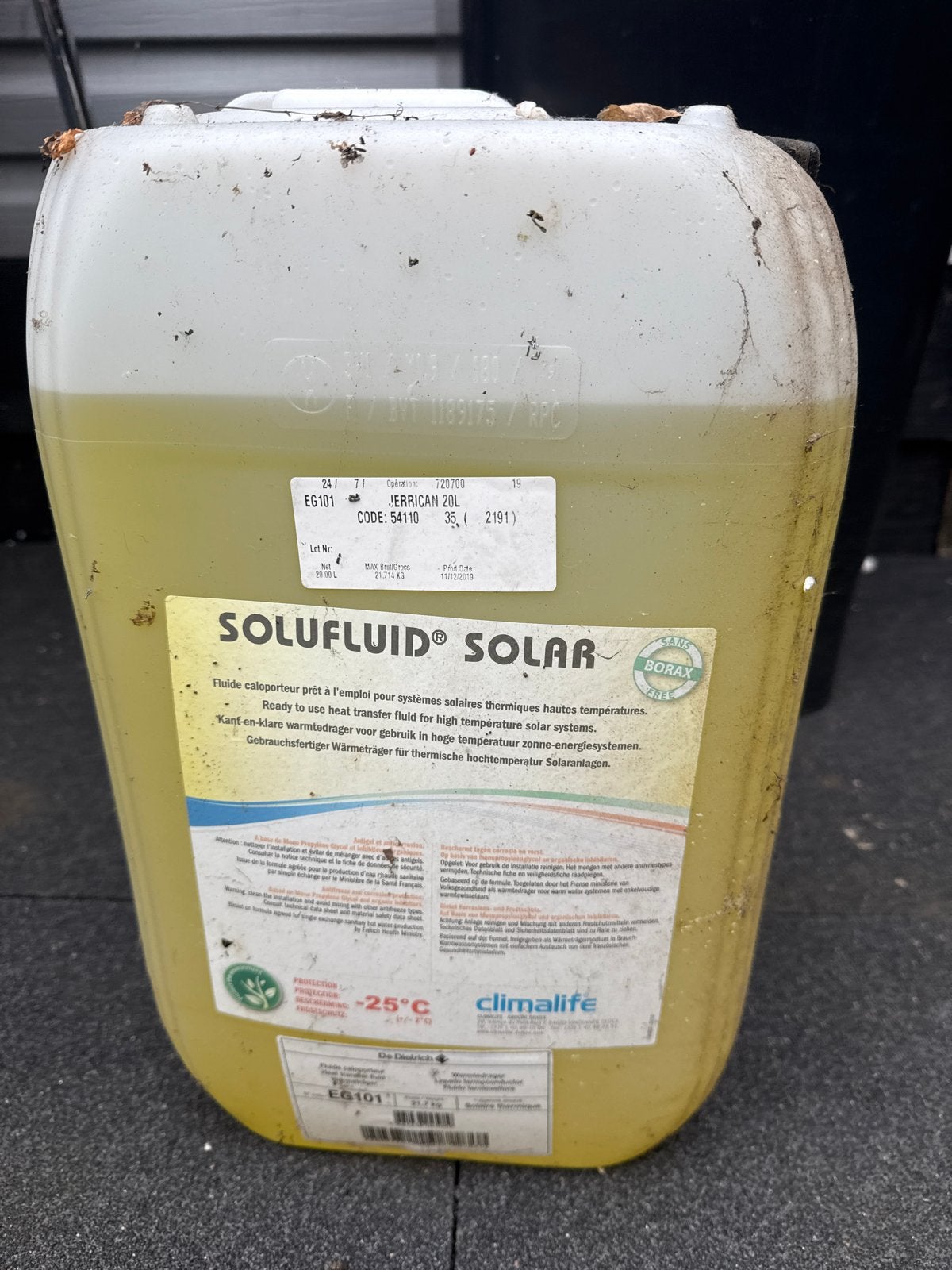 SOLUFLUID SOLAR Antivriesvloeistof Remeha CV-ketel, Ophalen of Verzenden, Nieuw