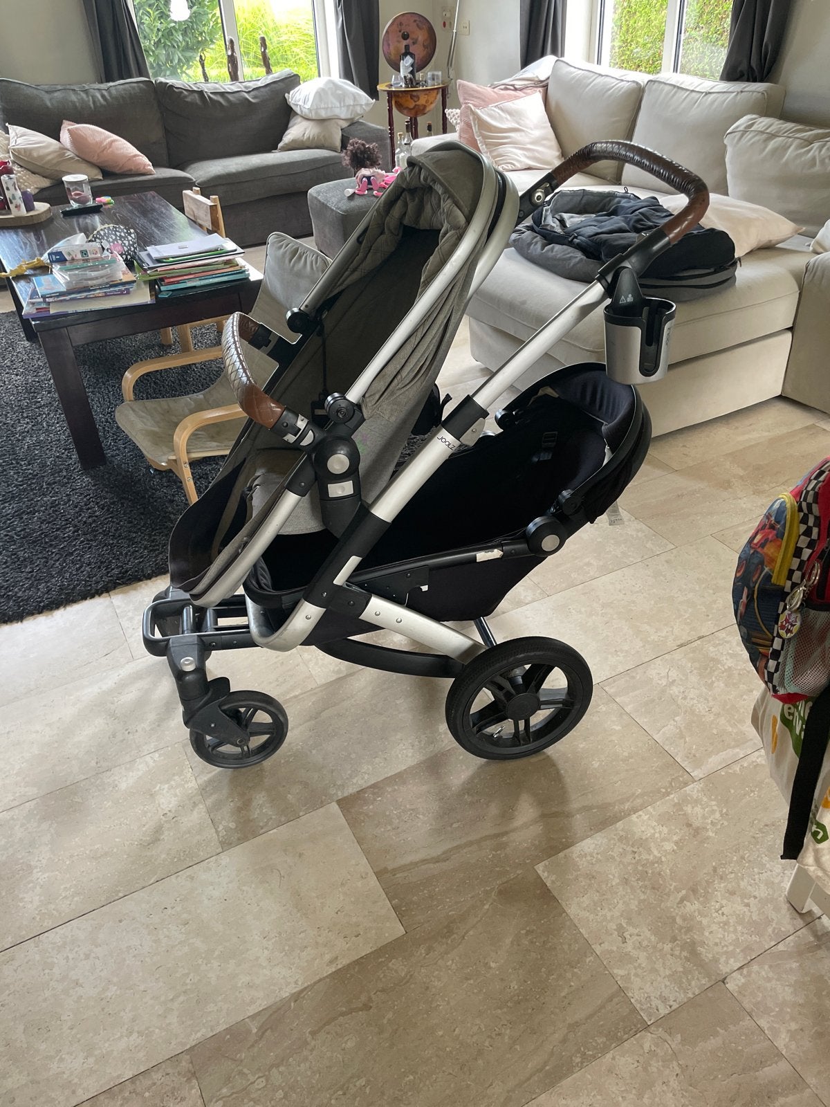 Joolz Geo 2 Combiwagen met uitbreidingsset en accessoires, Gebruikt, Duowagen, Combiwagen, Ophalen