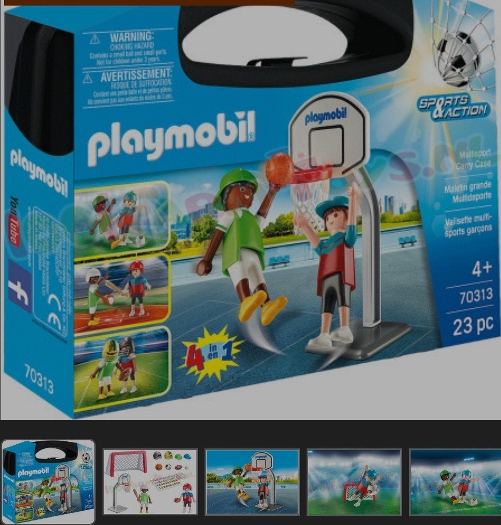 Te koop: playmobil multisport - 70313 + extra poppetjes, Complete set, Overige typen, Ophalen of Verzenden, Zo goed als nieuw