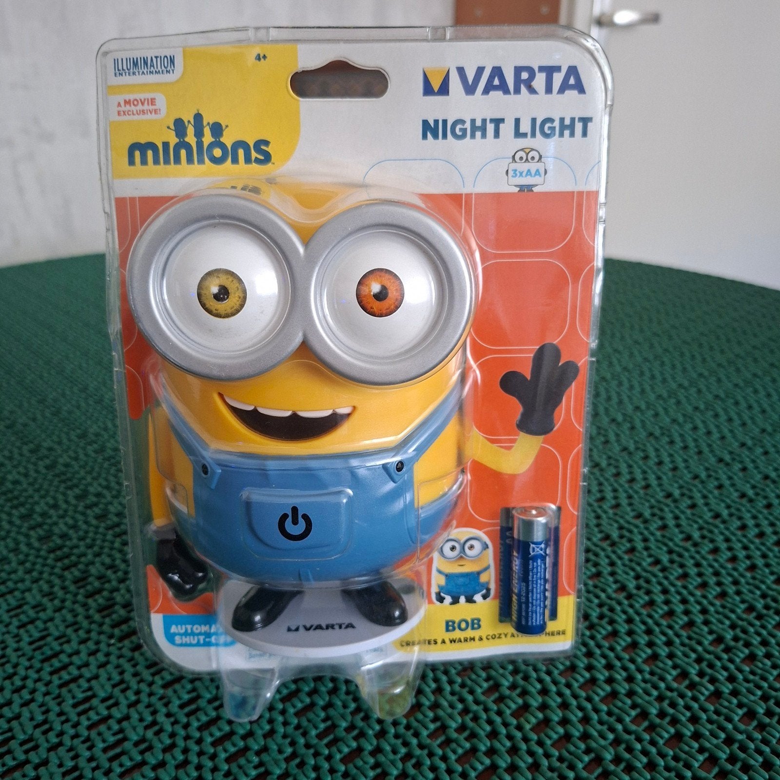 Varta Minions Bob Nachtlampje - Nieuw in verpakking, Overige merken, Geel, Nieuw, Ophalen of Verzenden