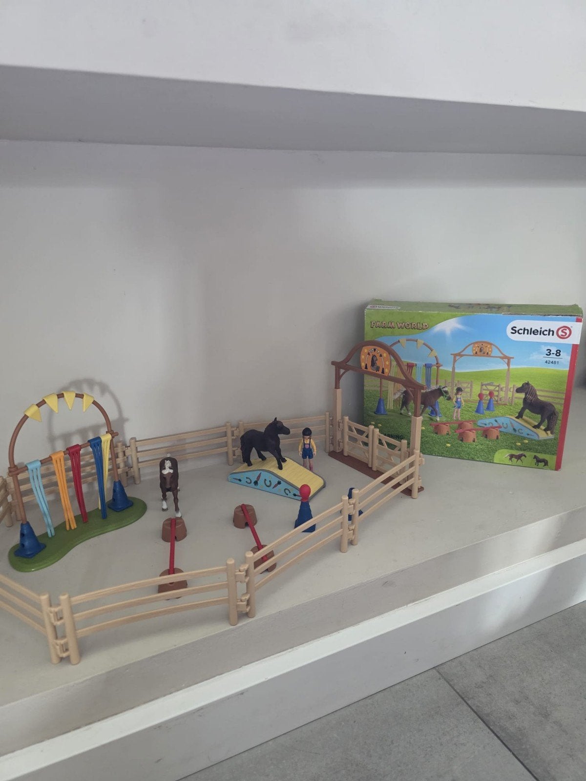 Schleich circus/training, Ophalen of Verzenden, Gebruikt