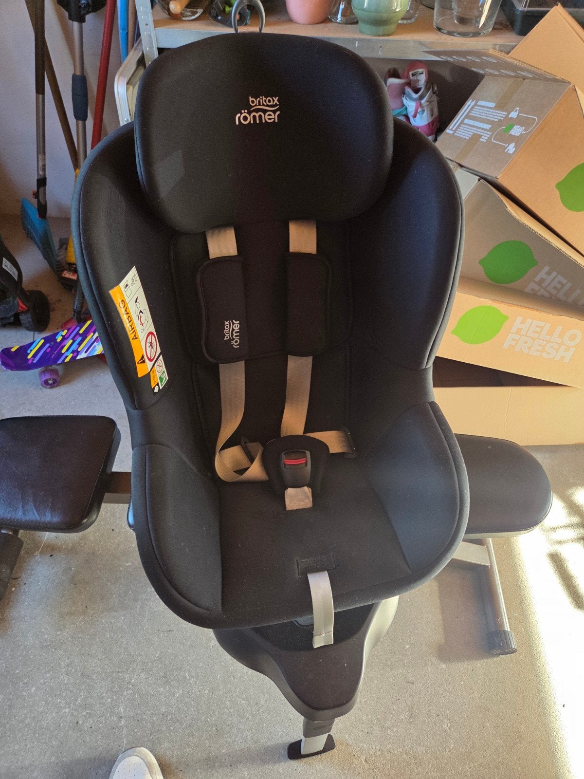 Britax Römer Dualfix M Plus - Zwart, Ophalen, Romer, Autogordel, 0 t/m 18 kg