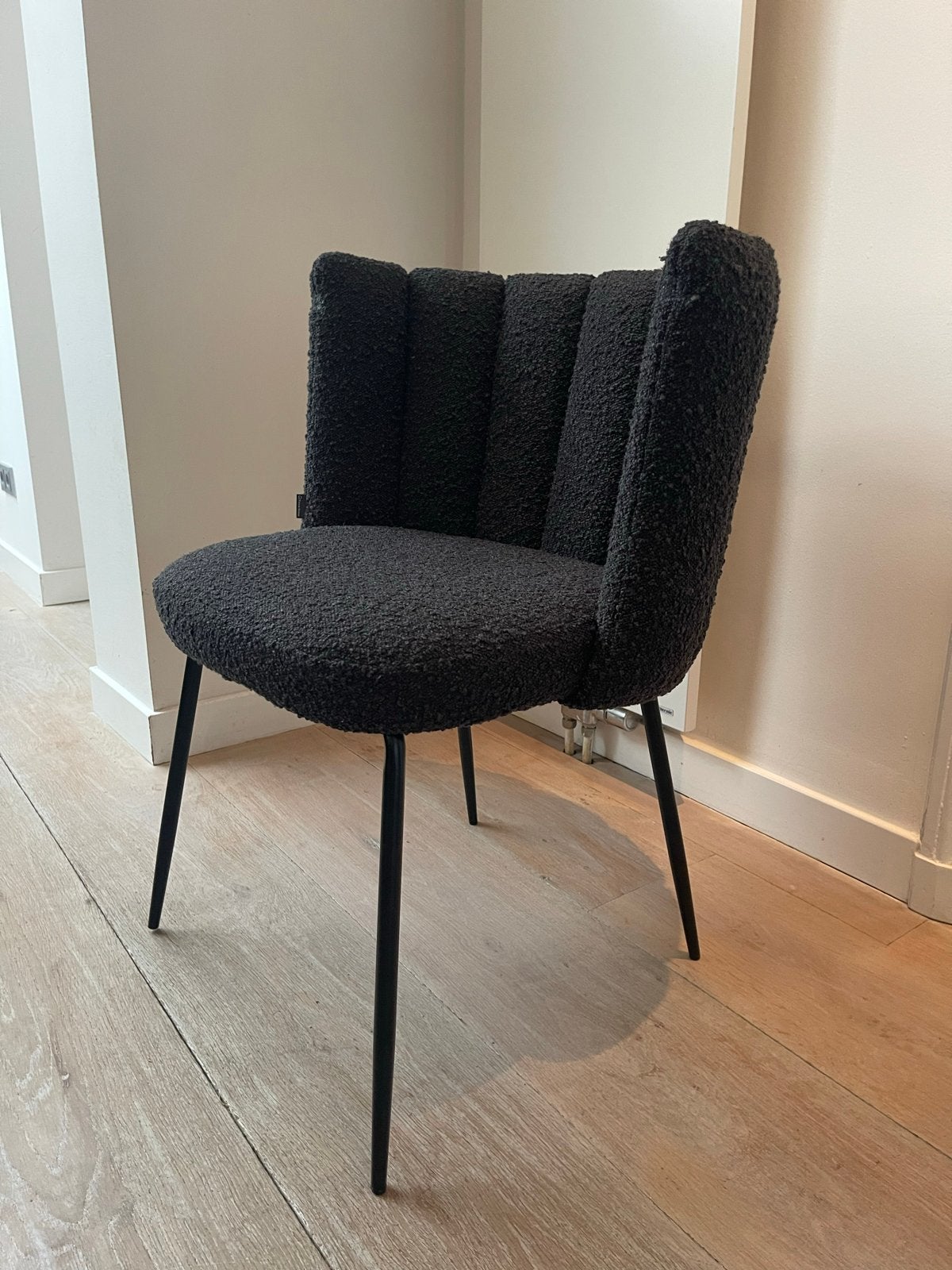 Kave Home eetkamerstoelen, Ophalen, Zwart, Zo goed als nieuw, Stof