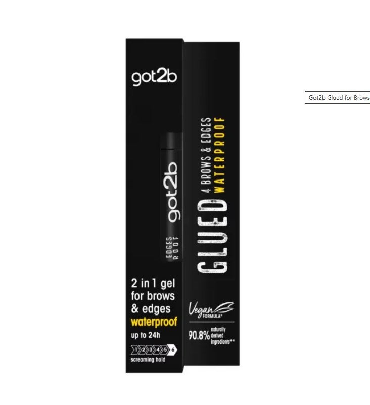 Got2b Glued for Brows & Edges Waterproof 2-in-1 Gel, Nieuw, Ophalen of Verzenden, Make-up, Overige kleuren