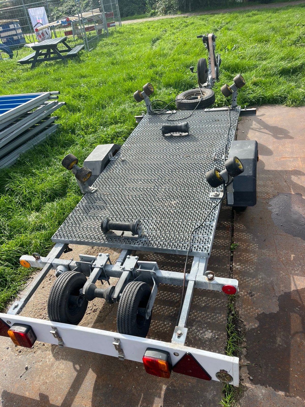 UNIVERSELE TRAILER RUB RIB POL BOOT 600 kg, Watersport en Boten, Minder dan 1500 kg, Sloepentrailer, Minder dan 6 meter, Ophalen of Verzenden