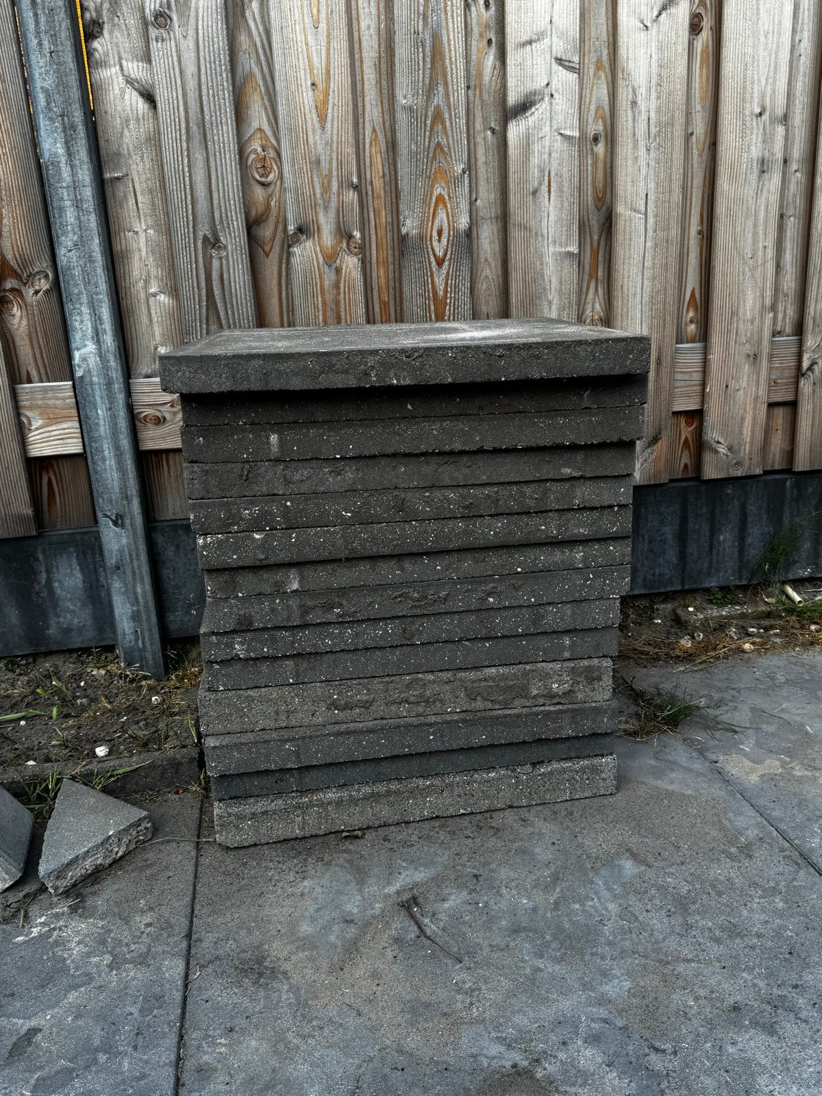 terrastegels, Ophalen, Gebruikt, Minder dan 5 m², Beton
