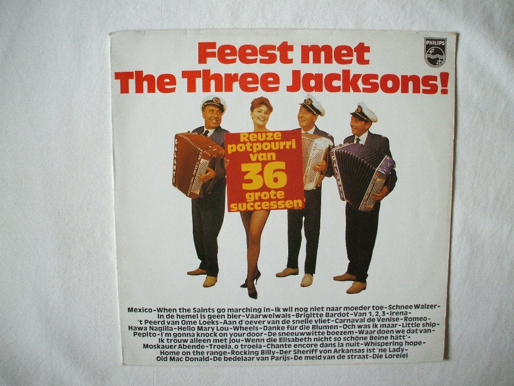 The Three jacksons - Feest met LP, LP, Gebruikt, Ophalen of Verzenden, Levenslied of Smartlap