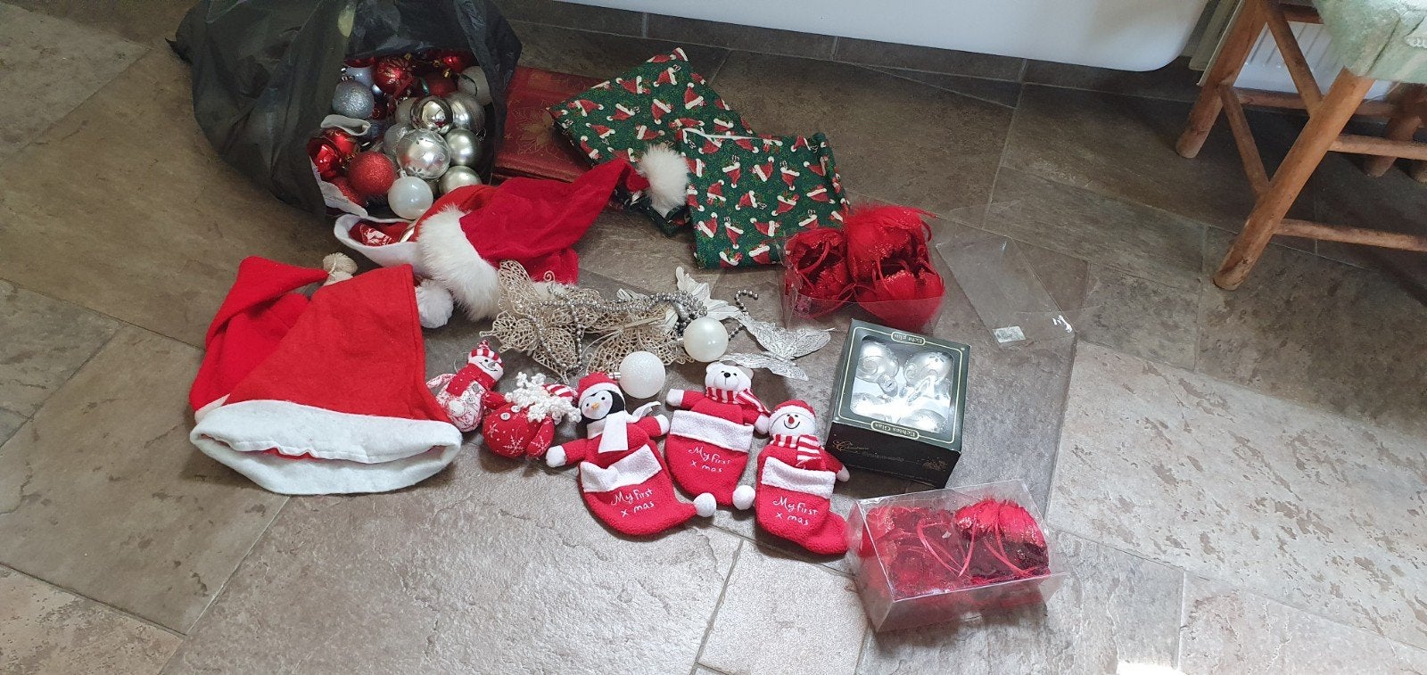 gratis kerstdecoratie, Ophalen, Gebruikt