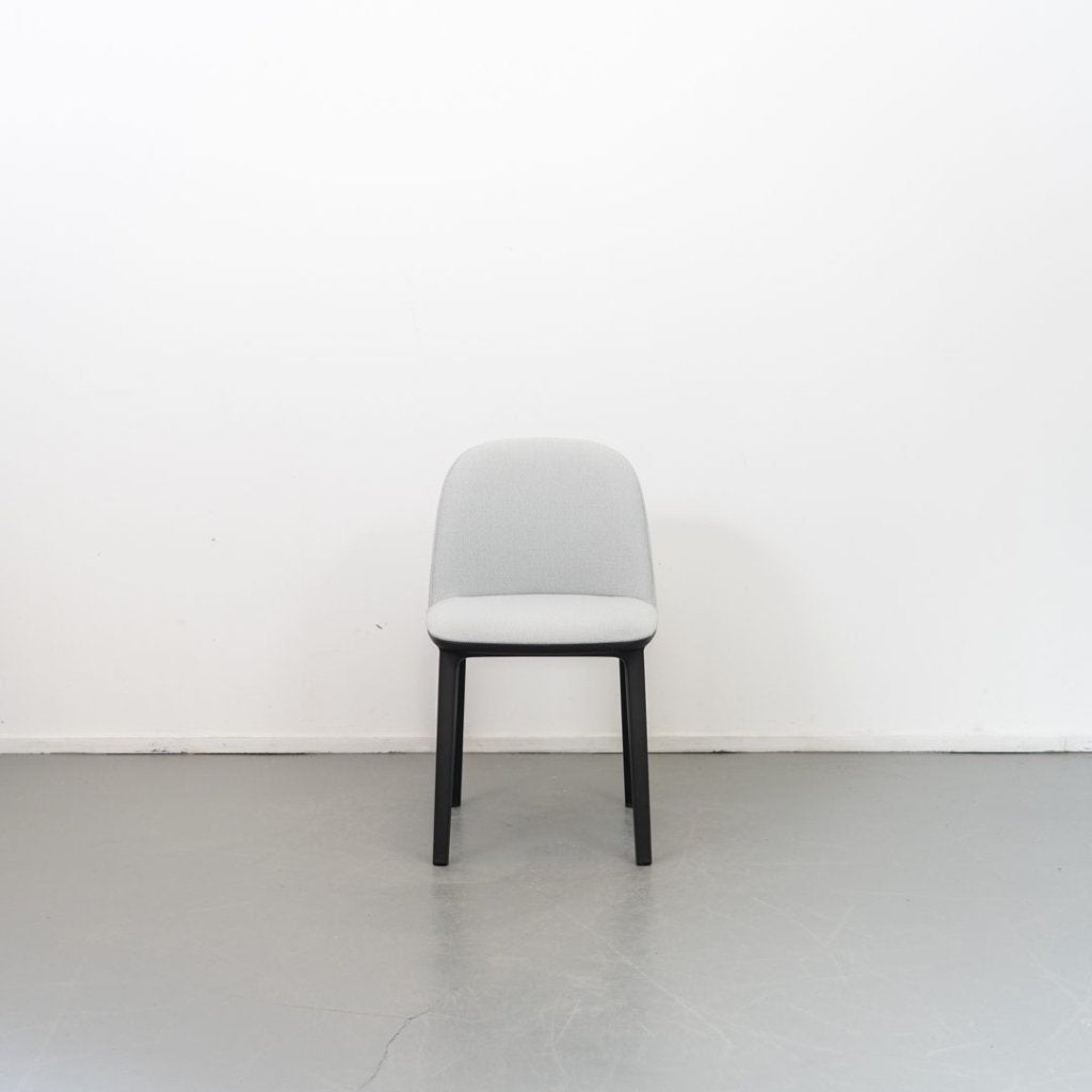 Vitra Softshell Stoel Ice Blue Stof - Zwart, Niet ingevuld, Zo goed als nieuw, Niet ingevuld, Niet ingevuld