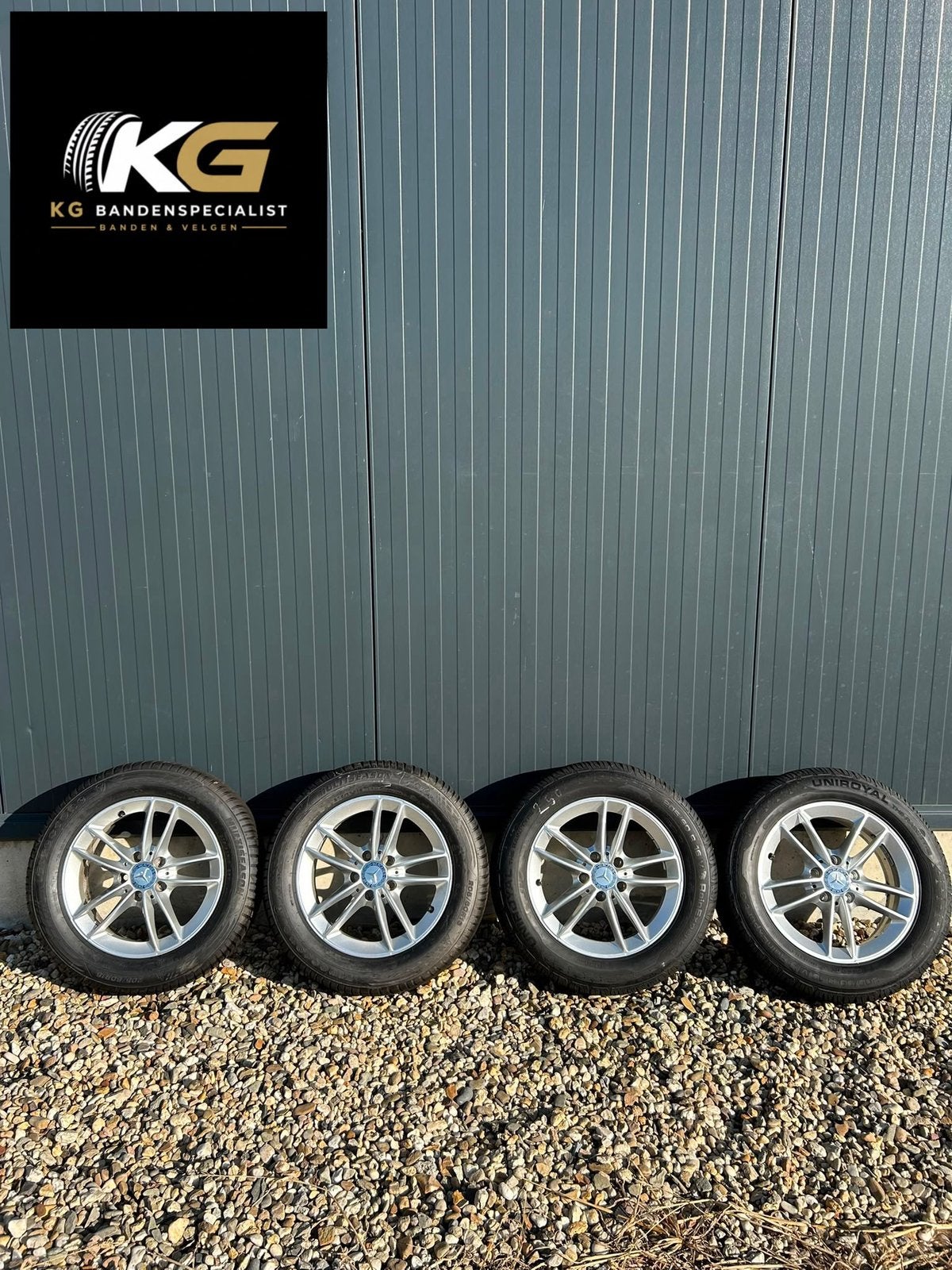 Mercedes benz banden met velg, Ophalen, Gebruikt, 16 inch, Banden en Velgen