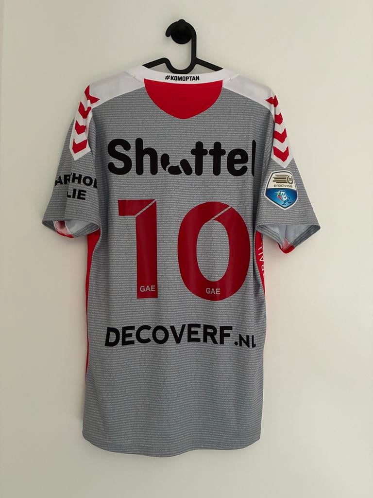 Go Ahead Eagles 2016/17 - Matchworn Kevin Brands, Overige maten, Ophalen of Verzenden, Voetbal, Grijs