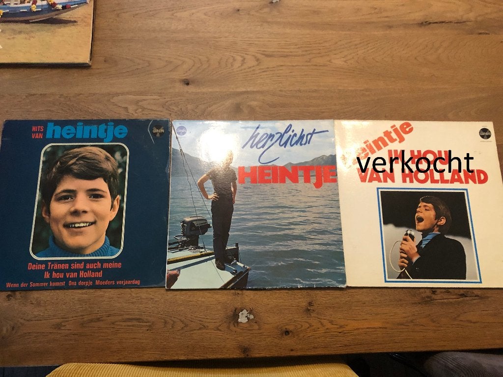 A990 Vinyl LP Heintje. Twee LP's Herzlichst Heintje. Weinde, LP, Gebruikt, Pop, Ophalen of Verzenden