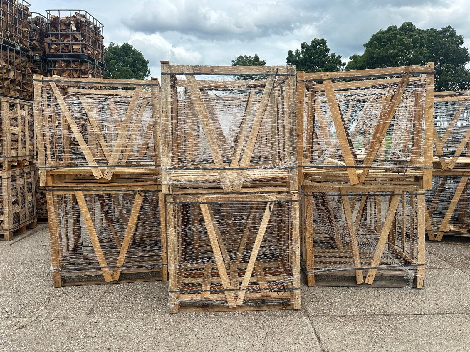 Houten kratten voor opslag of decoratie, Ophalen, Gebruikt, 60 cm of meer, 75 tot 100 cm
